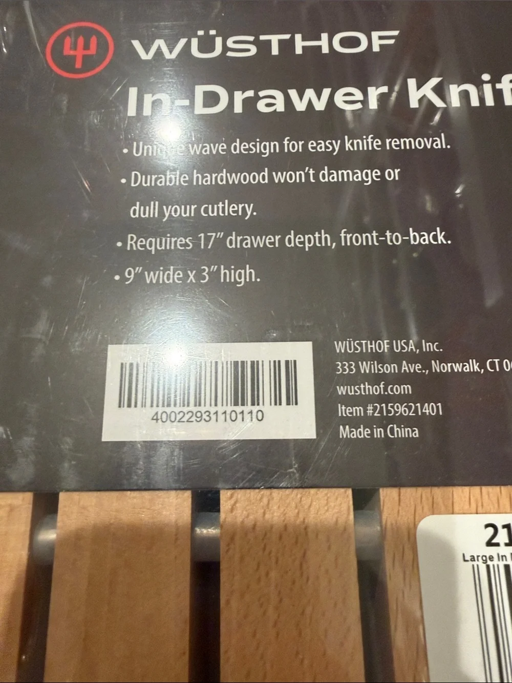Wusthof In-Drawer Knife Organizer